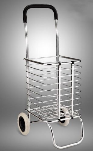 New Zepora Folding Shopping Cart Superiorlight Aluminum Portable Storage Basket