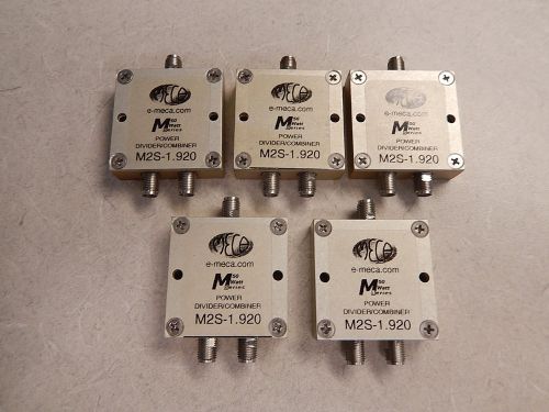 Lot of 5 Meca Power Splitter Combiner M2S-1.920 115