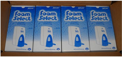 Case of four johnsondiversey #3044703 soft care foam select soap dispensers/new for sale