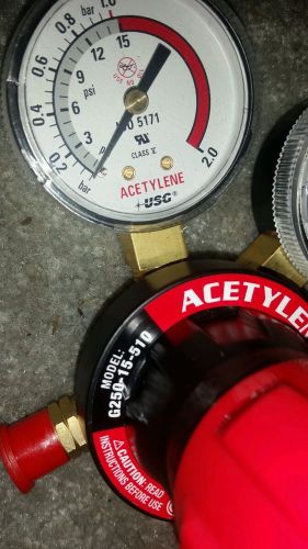 New victor gas welding  acetylene/oxygen gauges and hose brand new no torch head for sale