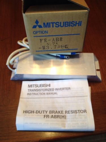MITSUBISHI ELECTRIC FR-ABR-3.7k HIGH-DUTY BRAKE RESISTOR NEW CONDITION IN BOX