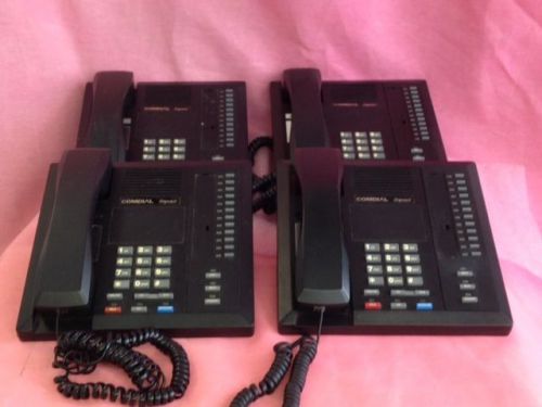 Comdial System Telephone 8112S-GT - LOT OF 4 - w/ Handset Cords