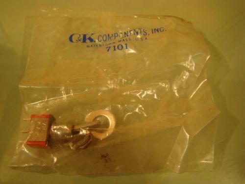 LOT 10 C &amp; K 7101 Miniature Deluxe SPDT Toggle Switches-NEW