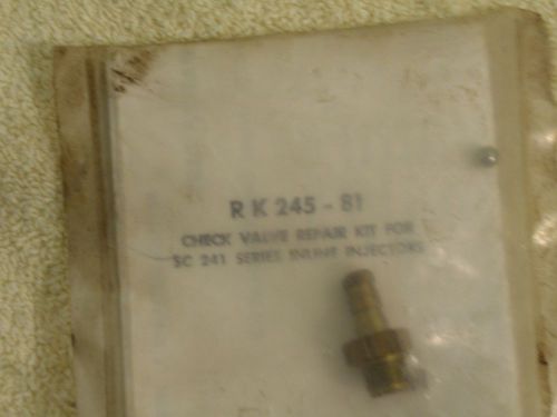 Simpson Ck Valve Repair Kit, p/n RK 245-81. for SC 241 Series Inline Injectors