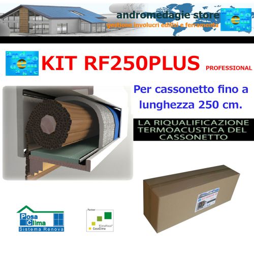 RF250PLUS PROFESSIONAL KIT RENOVA SYSTEM FOR ROLLER SHUTTERS dumpster max L=250C