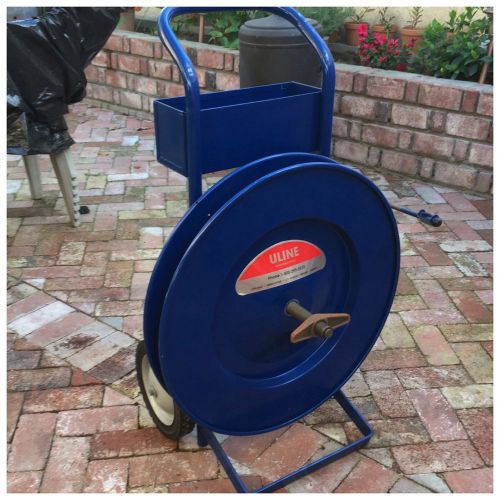 Uline polypropylene strapping cart and strap for sale