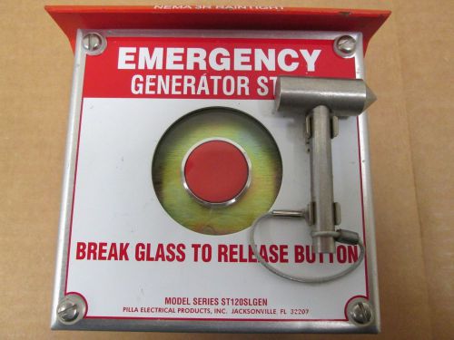 PILLA ST120SLGEN EMERGENCY GENERATOR BREAK GLASS STATION, MISSING CONTACT BLOCK