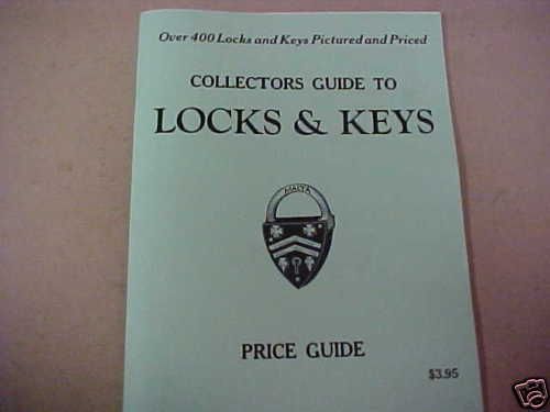 Collectors guide for locks &amp; keys,locksmith,craftsman, collector for sale