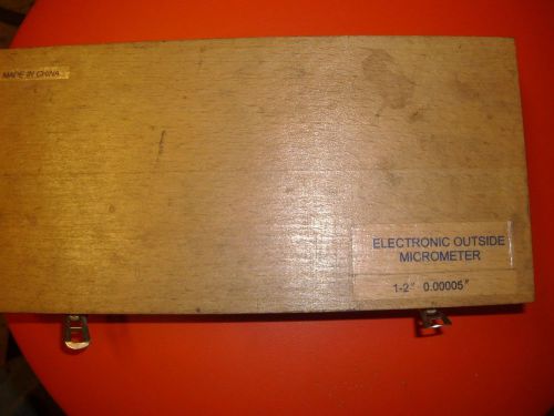 Electronic outside 1-2 inch micrometer