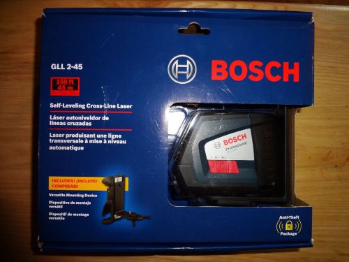Bosch professional gll 2-45  self-leveling alignment laser new for sale