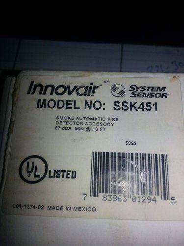 Innovair Smoke Detector #SSK451