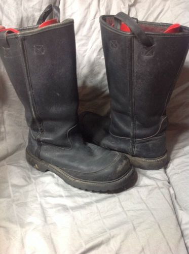 Pro warrington hybrid firefighter all leather turnout bunker boot size 9.5 d for sale