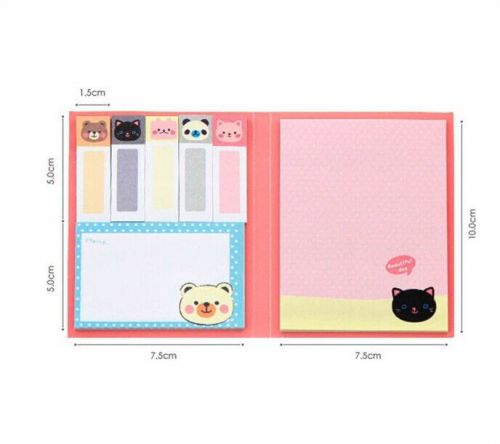 Cute Animals Sticker Post-It Bookmark Point It Marker Memo Flags Sticky Notes.