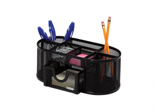 Home Office Rolodex Mesh Collection Oval Supply Caddy Pen Pencil Marker Holder