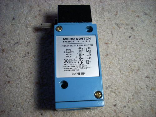 Heavy Duty Micro Switch Limit Switch LSYMB4N4 600 VAC 10 AMPS