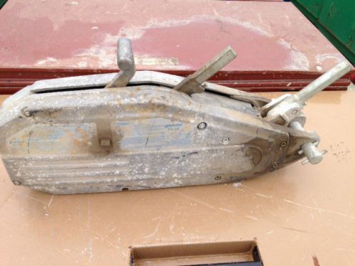Used Tractel Tirfor TU32 Griphoist Manual Cable Winch