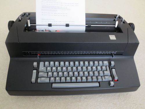 Refurbished ibm correcting selectric ii dual pitch typewriter w/cover &amp; warranty for sale