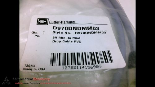 CUTLER-HAMMER D970DNDMM03 3&#039; M/F 5P DOUBLE ENDED CABLE, NEW