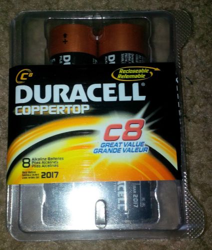 Duracell CopperTop C-size 8-pack Alkaline Batteries