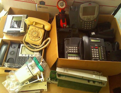 Vintage and modern phone lot