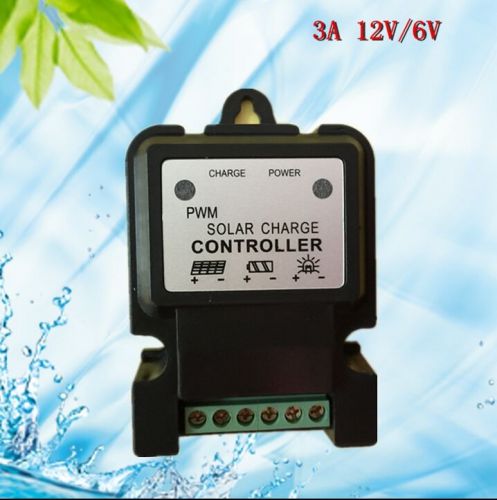 3A 6V/12V Universal Controller Solar Controller Light Control Function