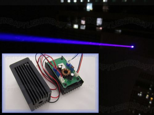 High Quality Real 2W 450nm high power blue laser module with TTL DC 12V input