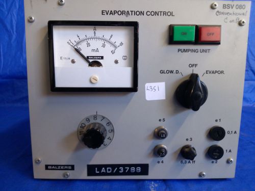 Balzers BSV080 Evaporation Control unit  (LB-B22)