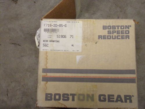 Boston Gear F715-20-B5-G 56C C Face Worm Gear Speed Reducer 20:1 F71520B5G New
