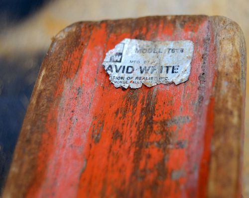 Vintage Mid-Century David White Model No. 76?8 Surveyors Stick #5468