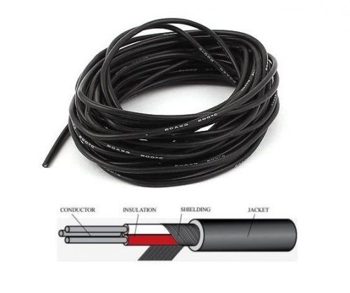 100ft ULTRA LowTemp Waterproof 3C 22AWG Stranded Cable Silicone Insulation