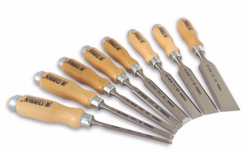 New Narex (Made in Czech Republic)  8 pc 6, 8, 10, 12, 16, 20, 26, 32 mm Chisels