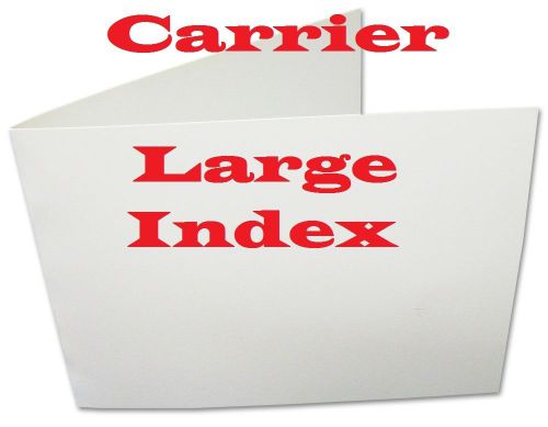 5 carriers sleeves sheets for laminating pouches , card size  4-3/4 x 6-5/8 for sale