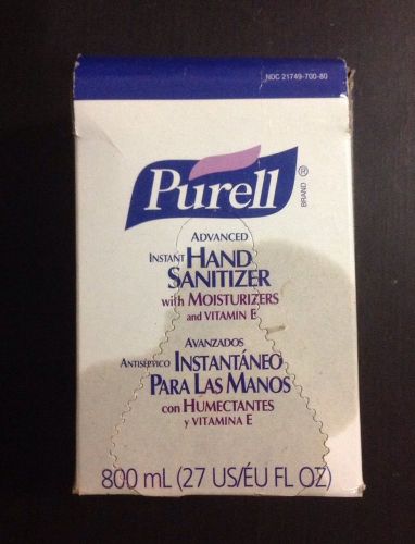 PURELL 9656-06EA Instant Hand Sanitizer Refill Bag-In-Box, 800-ml Bag