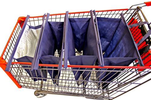 Shopping trolley bags organizer grocery insulated frozen food sturdy durable for sale