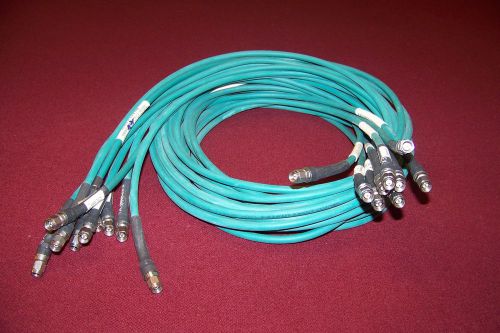 One pair uniflex 71&#034; sma male test cables mode free to 20ghz loss 2.9db @ 20ghz. for sale