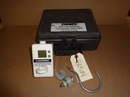 Chance Hot Line Indicator Cat # C403-2809 Comes in Case  - SL514