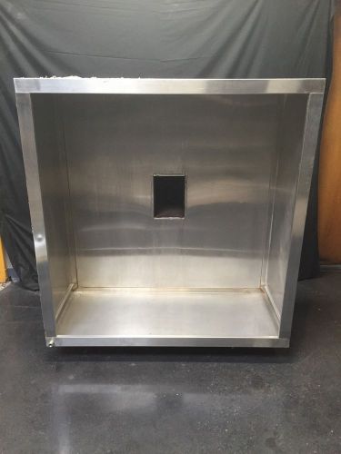 Restaurant commercial 4&#039;8&#034; ft exhaust hood 100% stainless steel excellent cond for sale
