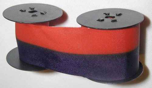 Lathem mechanical time clock ribbon (7-2c purple/red) for all 2000, 3000, 4000 for sale