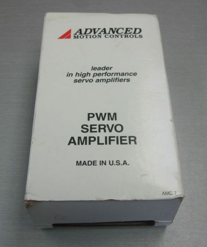Advance Motion Controls B25A20ACQ PWM Brushless Servo Amplifier 30-125VAC AMC