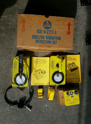 Radiological survey meters geiger counter shelter radiation detection kit for sale