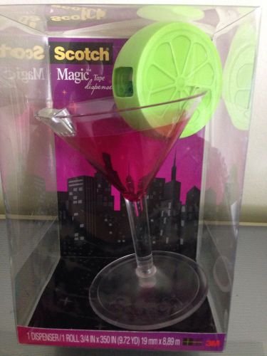 Scotch magic tape dispenser cosmopolitan martini glass great teachers gift