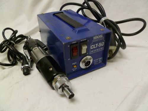 HIOS Model CLT-50 Power Supply unit with torque driver
