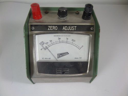 Electrolab EC 404-60 Zero Adjust Testing Meter