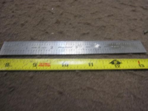 BLUE POINT YA421 US MADE STAINLESS STEEL 6&#034; RULE WITH DECIMAL EQUIVALENTS