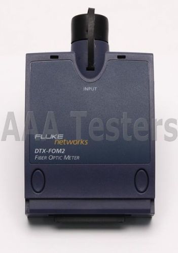 Fluke networks dtx-fom2 sm mm fiber power meter adapter for dtx analyzers fom 2 for sale