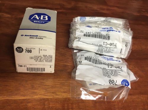Lot/Box of 10 NIB Allen Bradley 700-C1 Rear Deck Contact Cartridge Series A