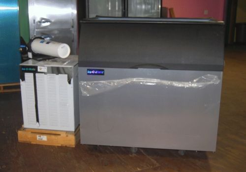 New ice-o-matic 1000 lb ice machine with 850 lb bin &amp; more! for sale