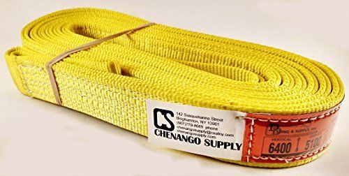 Dd sling. multiple sizes in listing! made in usa 2&#034; x 18, 2 ply, nylon lifting &amp; for sale