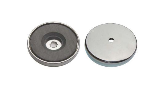 5 pcs of  d1.25&#034; x 0.170:&#034; with 0.155&#034; mounting hole. round  base magnet (rb-20) for sale