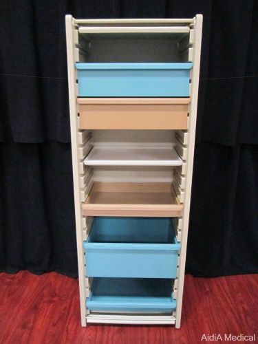 Herman Miller CoStruc Medical C-Locker Storage Cabinet with Tambour Door #43859